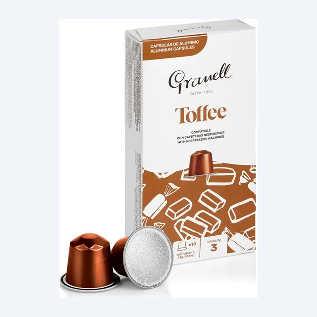 Granell - Toffee Coffee  Nespresso compatible Capsules - 10 Capsules