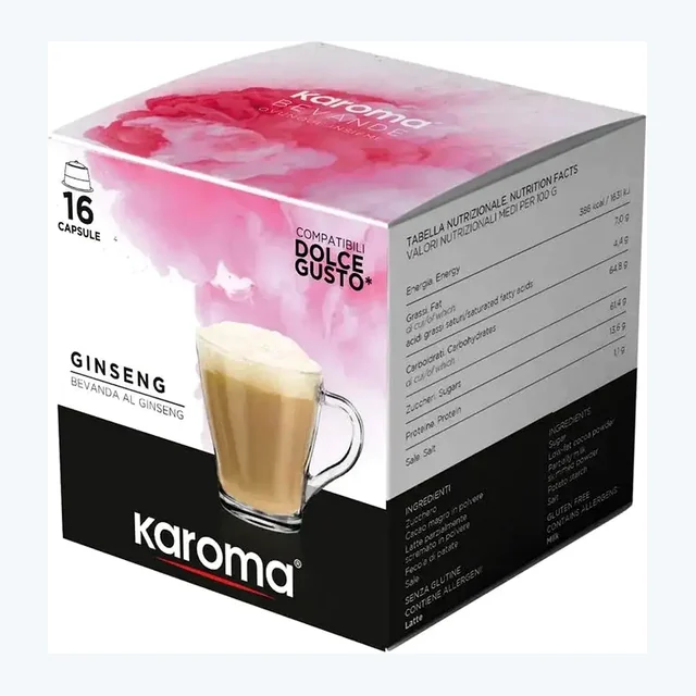 Karoma Ginseng Dolce Gusto Compatible Coffee Capsules - 16 Capsules