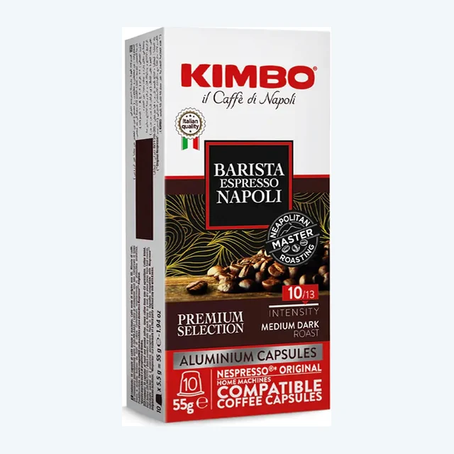 Kimbo -Espresso Barista Napoli Compatible With Nespresso (10 capsules)