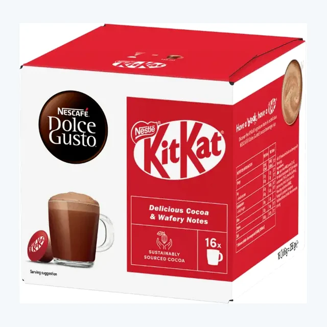 KitKat Hot Chocolate Dolce Gusto Compatible Capsules - 16 Capsules