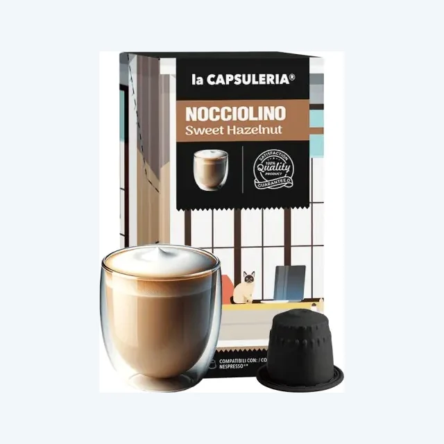 LACAPSULERIA - Sweet Hazelnut - Capsules compatible with Nespresso®- 10CAPS
