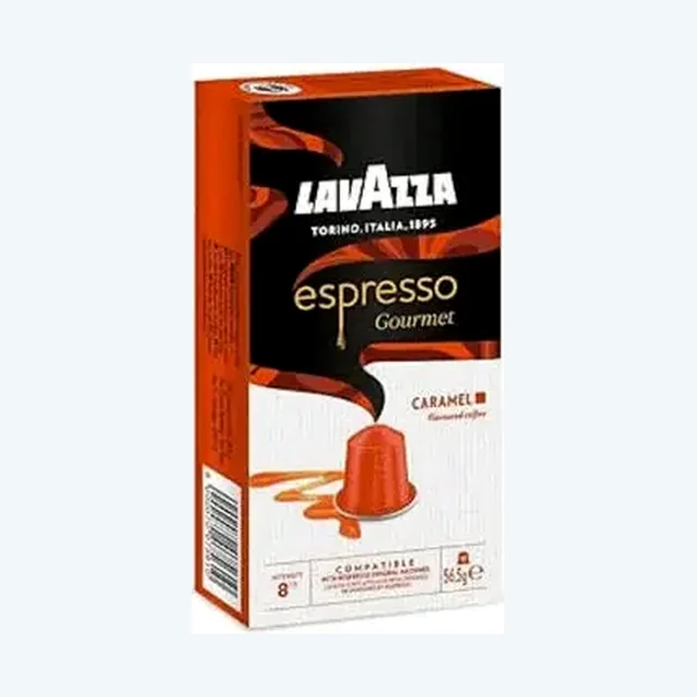 Lavazza Espresso Gourmet Caramel Nespresso Compatible Coffee Capsules - 10 Capsules