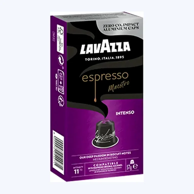 Lavazza Espresso Maestro Intenso Nespresso Compatible Coffee Capsules - 10 Capsules