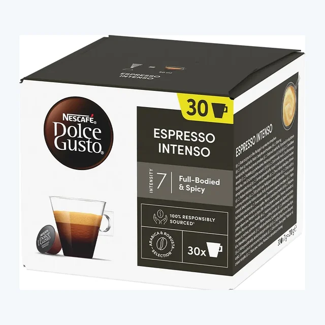 Nescafe Dolce Gusto Espresso Intenso Coffee Capsules - 30 Capsules