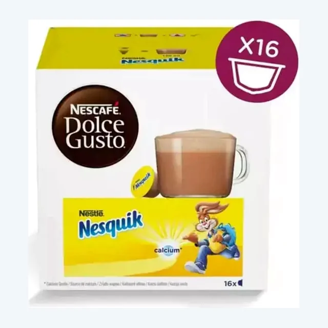 Nescafe Dolce Gusto Nesquik Hot Chocolate Capsules - 16 Capsules