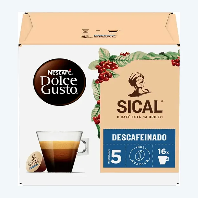 Nescafe Dolce Gusto Sical Decaffeinated Coffee Capsules - 16 Capsules
