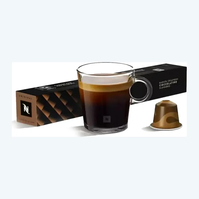 Nespresso Barista Creations Cioccolatino Flavoured Original Espresso Capsules - Intensity 6 - 10 Capsules