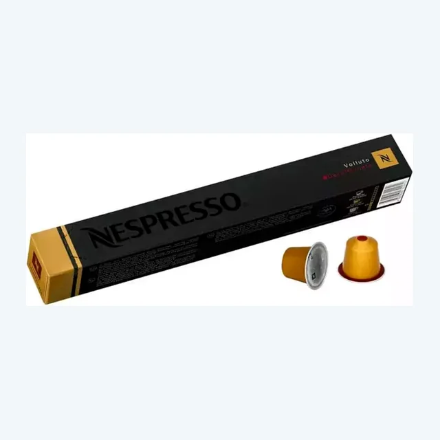 Nespresso Decaffeinato Volluto Original Espresso Capsules - Intensity 4 - 10 Capsules