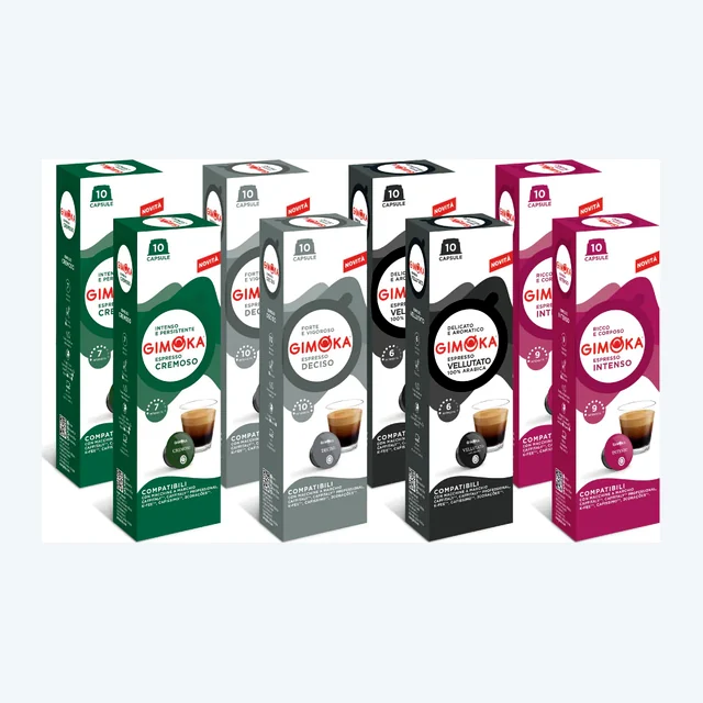 Gimoka Coffee Bulk Special (no Decaffe) - 80 K-fee & Caffitaly compatible coffee capsules