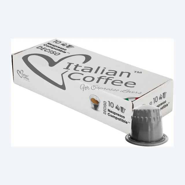 Italian Coffee Deciso – Nespresso compatible coffee capsules