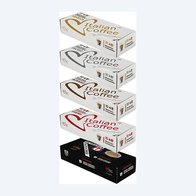 Italian Variety Pack (no Decaffe) - 50 Nespresso compatible coffee capsules