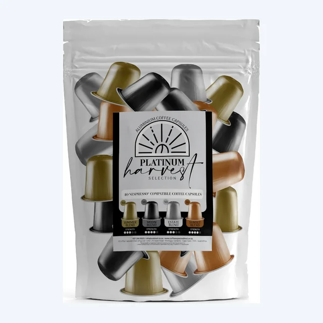 Platinum Selection - 40 Aluminium Nespresso Compatible Coffee Capsules