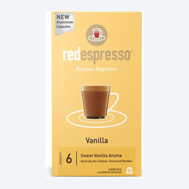 red espresso Vanilla Rooibos - 10 Nespresso compatible capsules