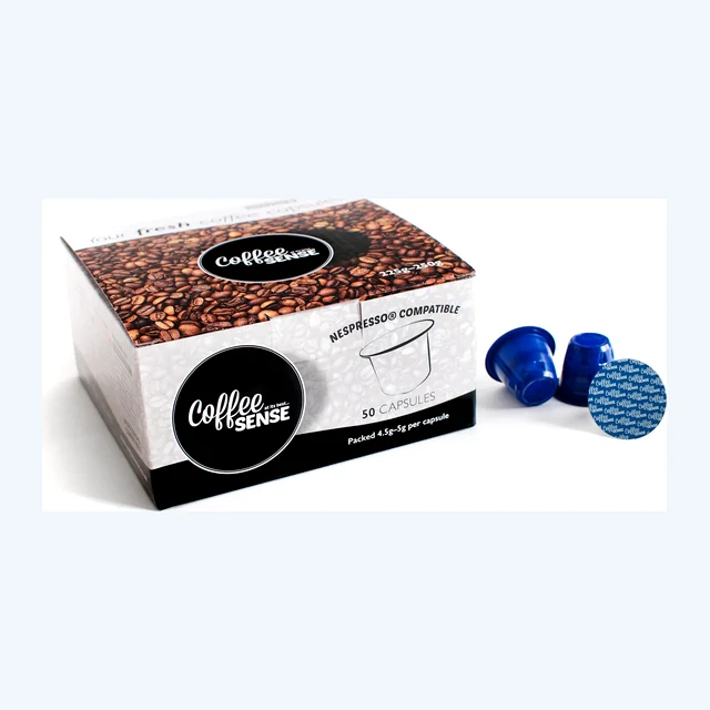 Dark Italian Nespresso Compatible Coffee Pods Box of 50