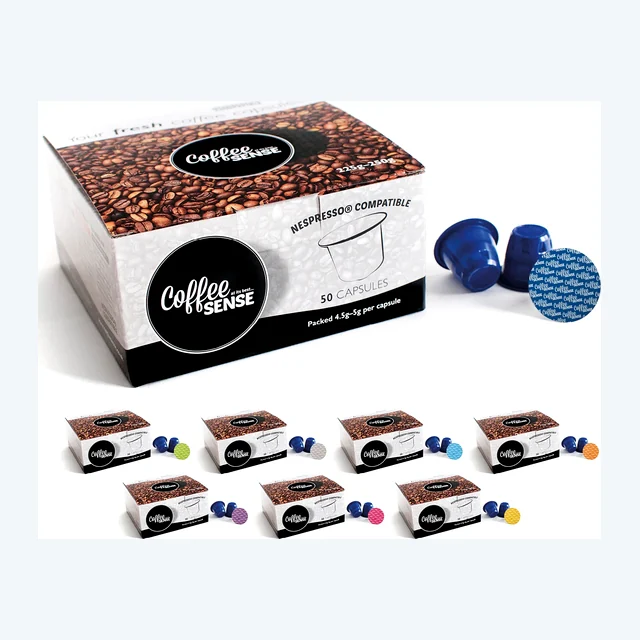 Mixed Box of 50 Nespresso Compatible Premium Coffee Pods