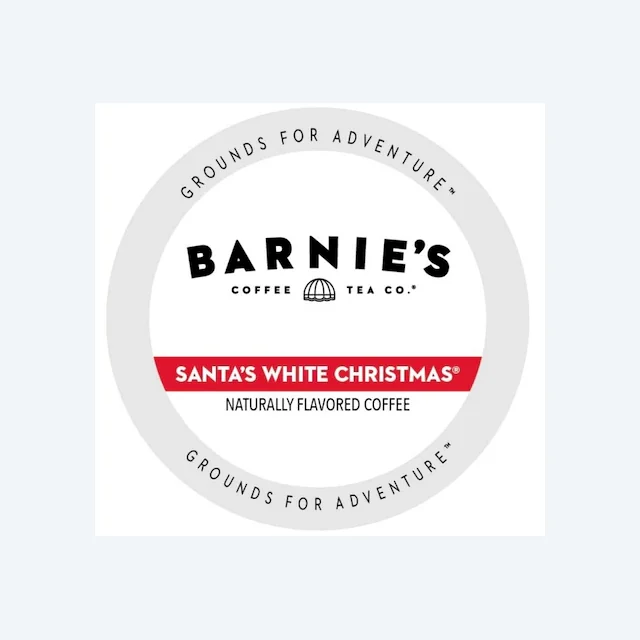 Barnie's Coffee Santa's White Christmas 24 Pack