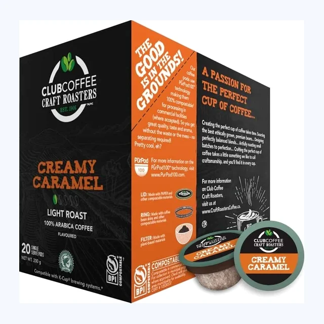 Club Coffee Creamy Caramel 20 Pack