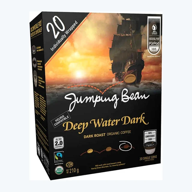 Jumping Bean Deep Water Dark Roast 20 Pack