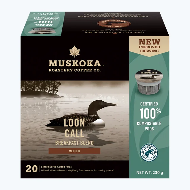 Muskoka Roastery Loon Call Breakfast Blend 20 Pack