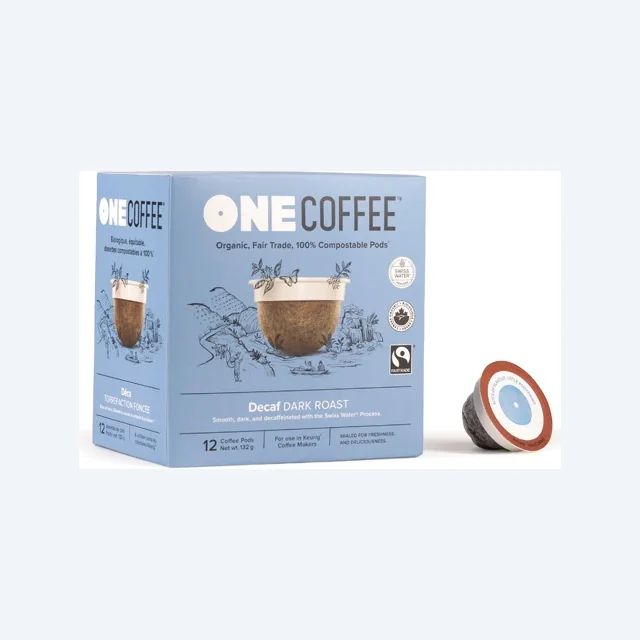 One Coffee Dark Roast Decaf 18 Pack