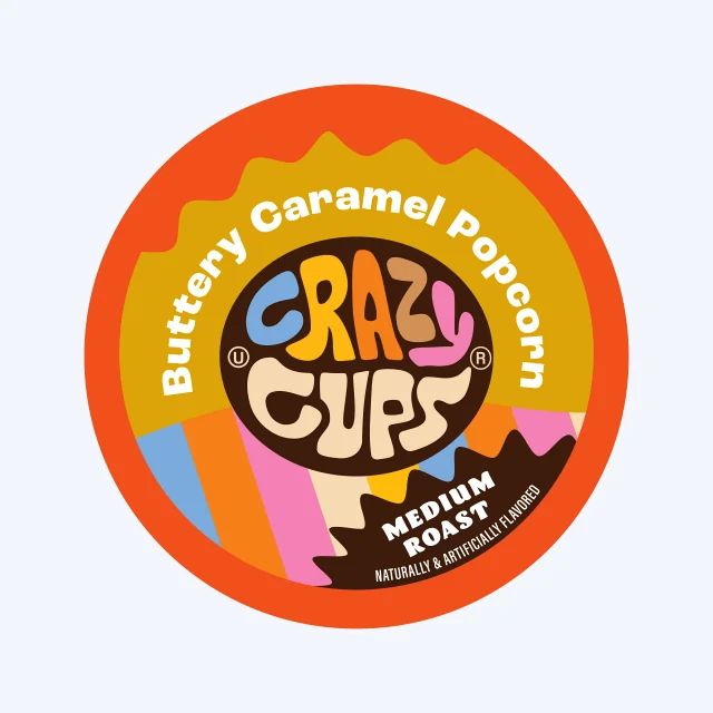Buttery Caramel Popcorn Flavored Coffee Pods
