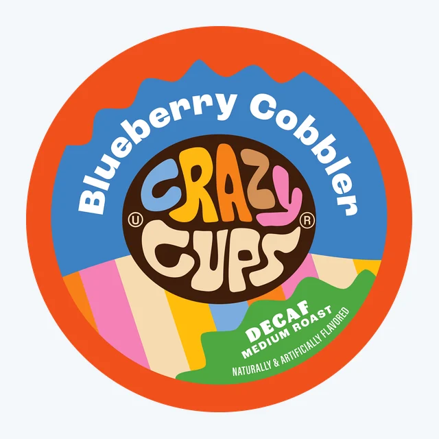Decaf Blueberry Cobbler Flavored Coffee Pods