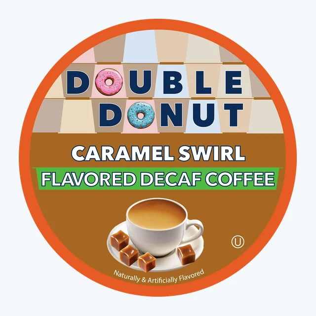 Decaf Caramel Swirl Flavored Coffee Pods