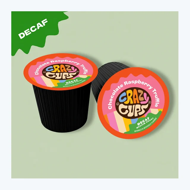 Decaf Chocolate Raspberry Truffle Flavored Coffee Pods
