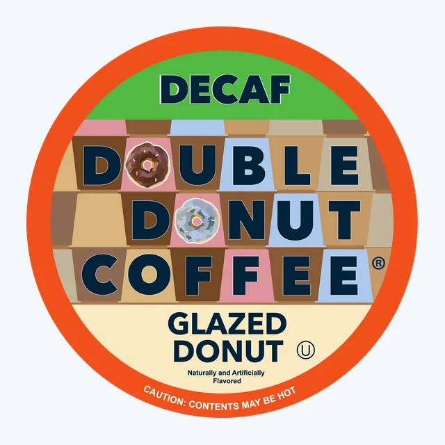 Decaf Glazed Donut Flavored Coffee Pods