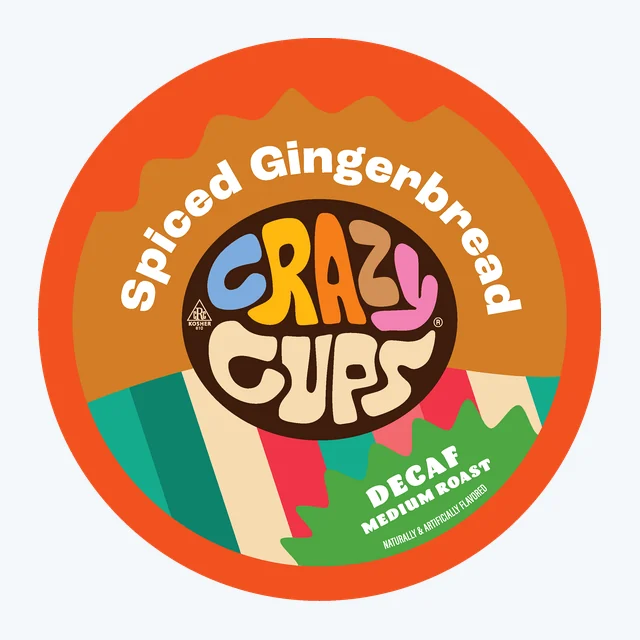 Decaf Spiced Gingerbread Flavored Coffee Pods
