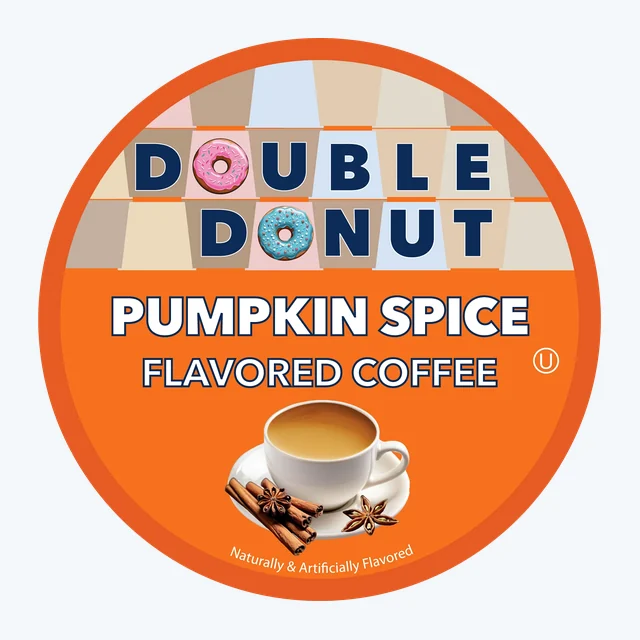 Double Donut Pumpkin Spice Flavored Coffee Pods
