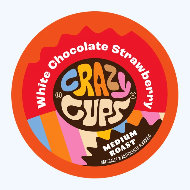 White Chocolate Strawberry Flavored Coffee Pods