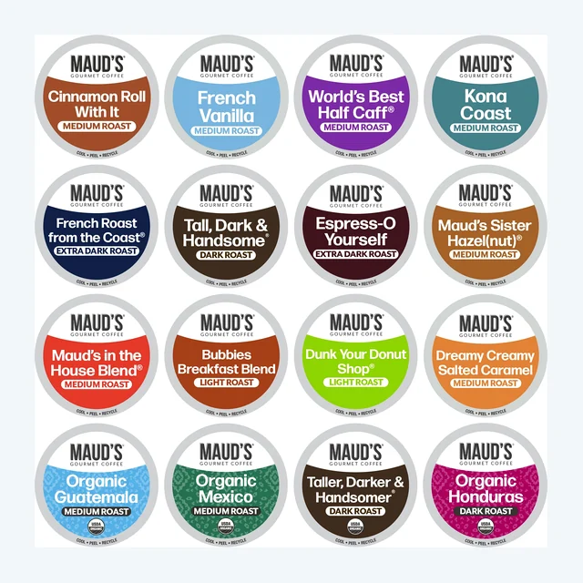 Maud's Coffee Lover's Variety Pack - 40ct