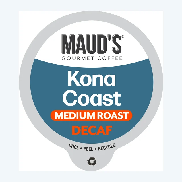 Maud's Decaf Kona Blend Coffee Pods