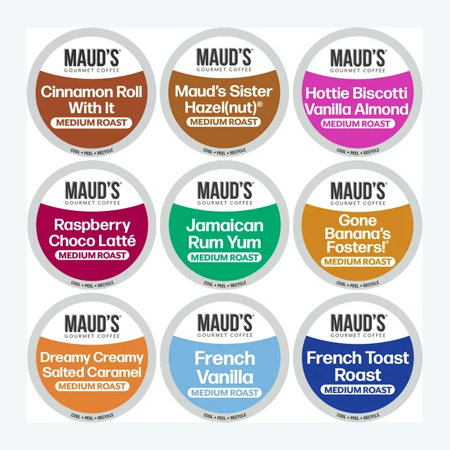 Maud's Flavored Coffee Variety Pack - 40ct