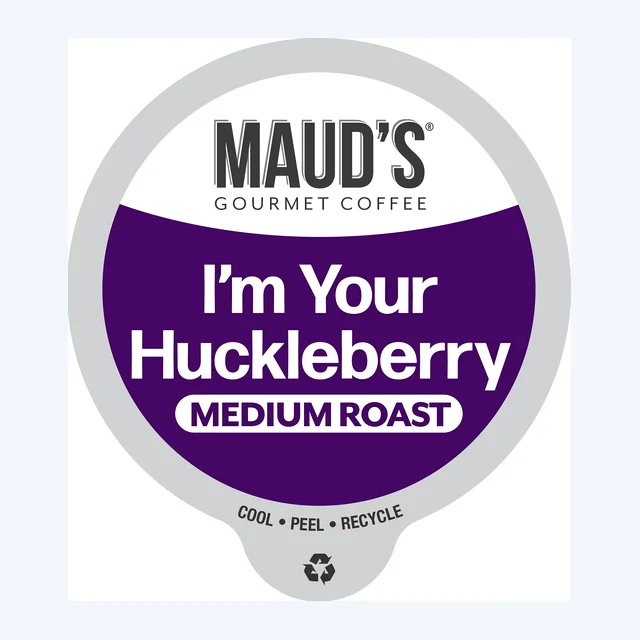 Maud's Huckleberry Flavored Coffee Pods