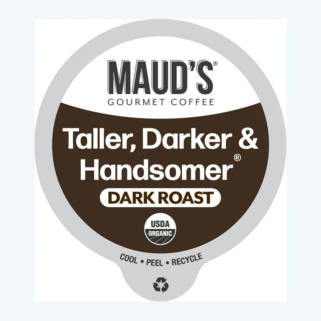 Maud's Organic Dark Roast Coffee Pods