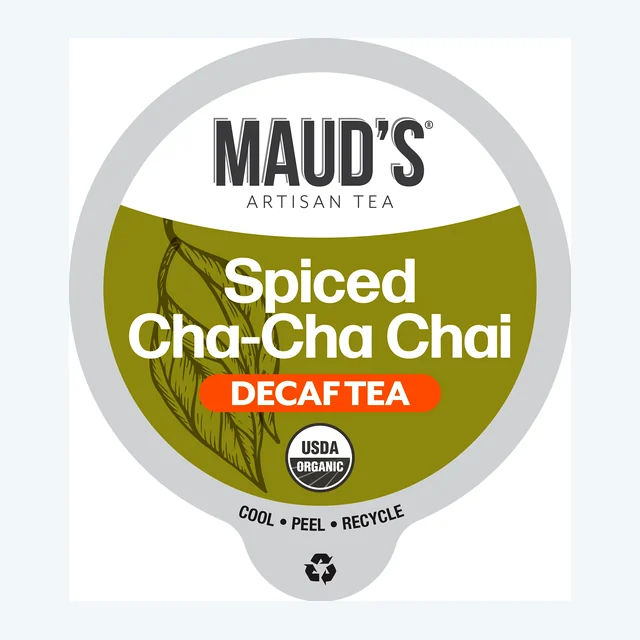 Maud's Organic Decaf Chai Tea Pods