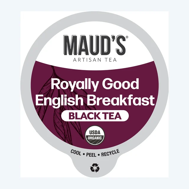 Maud's Organic English Breakfast Tea Pods
