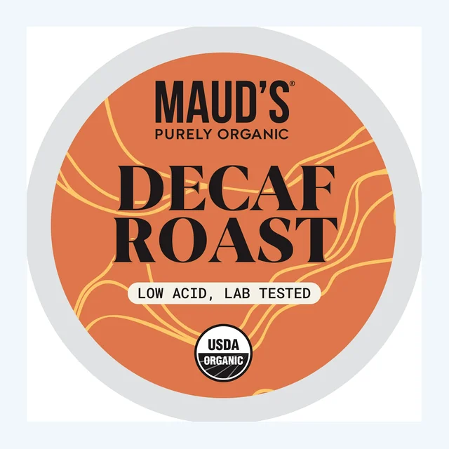 Maud's Purely Organic Decaf Coffee Pods