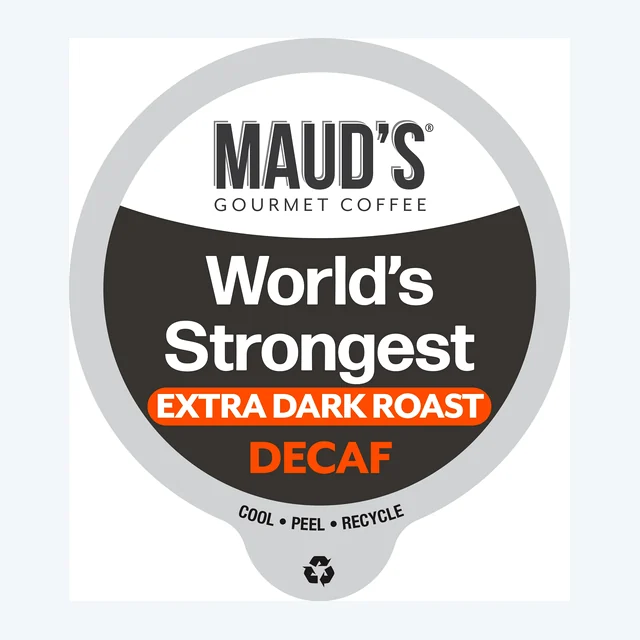 Maud's World's Strongest Decaf Coffee Pods