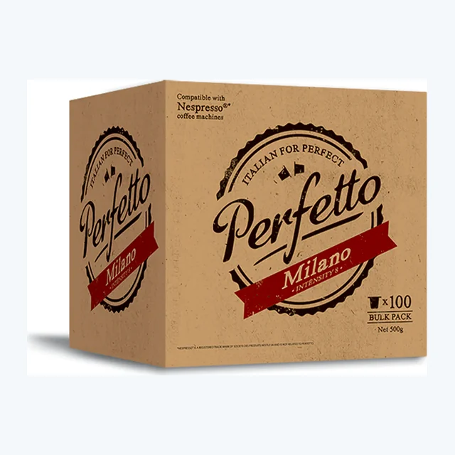 100 Pack Perfetto Milano Coffee Pods (Intensity 8)