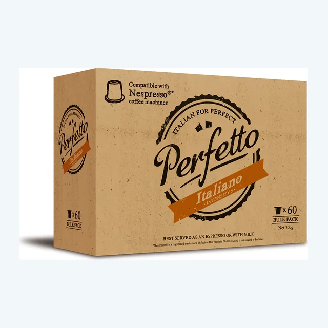 60 Pack Perfetto Italiano Coffee Pods (Intensity 6)