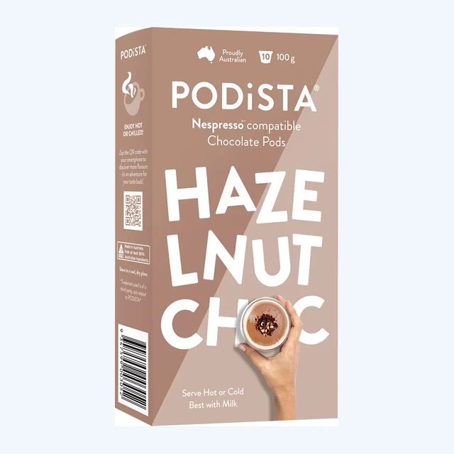 PODiSTA Hazelnut Chocolate Pod 10pk