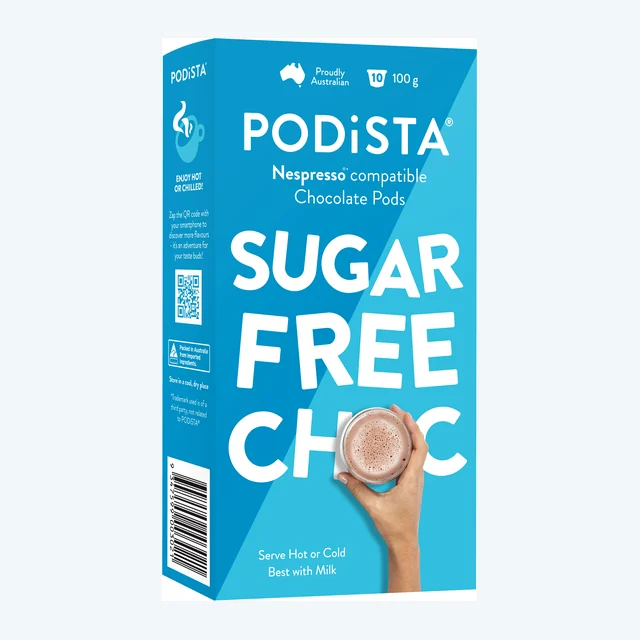 PODiSTA Sugar Free Chocolate Pod 10pk
