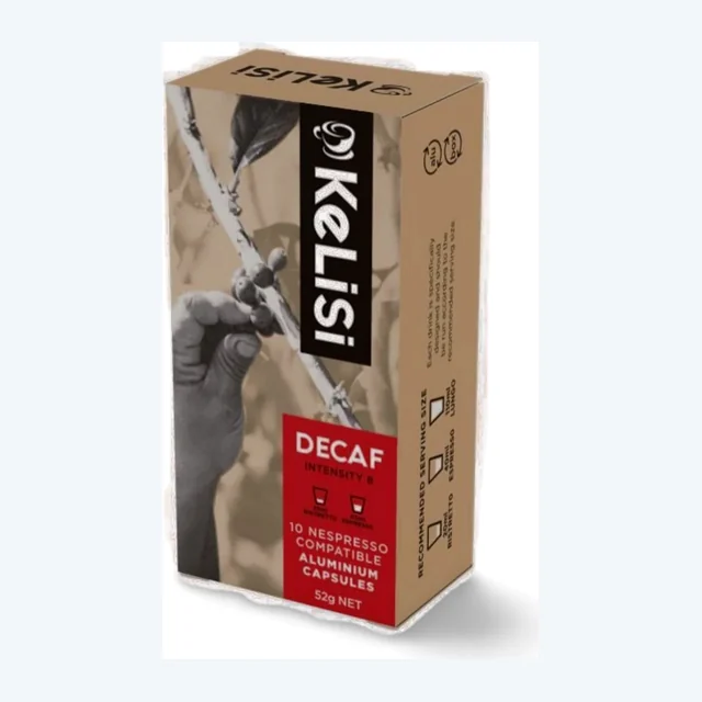 KeLiSi Decaf | Nespresso Compatible Aluminium Coffee Capsules