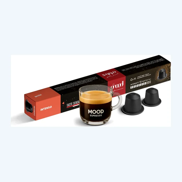 Intenso - Nespresso Compatible Aluminium Capsule, 10 Capsules