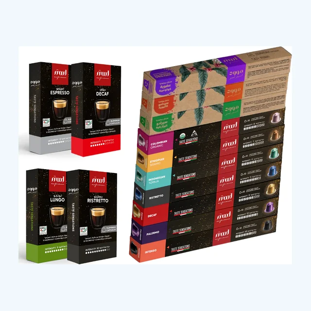 Mood Espresso Complete Discovery Pack - 14 Blends of Coffee Capsules (140 Capsules)