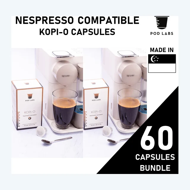 [Bundle of 6 Special] Pod Labs Nespresso Compatible Kopi-O (60 Capsules)