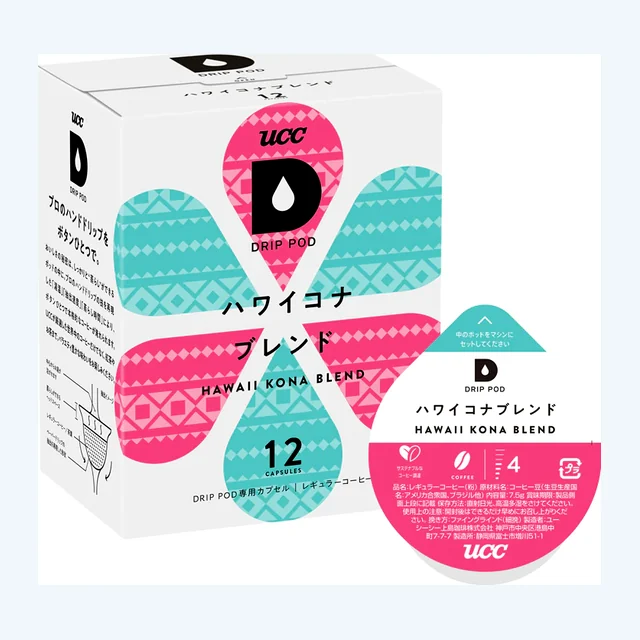 UCC DRIP POD ドリップポッド ハワイコナブレンド 12個入【KEURIG(キューリグ)ではご利用頂けません】